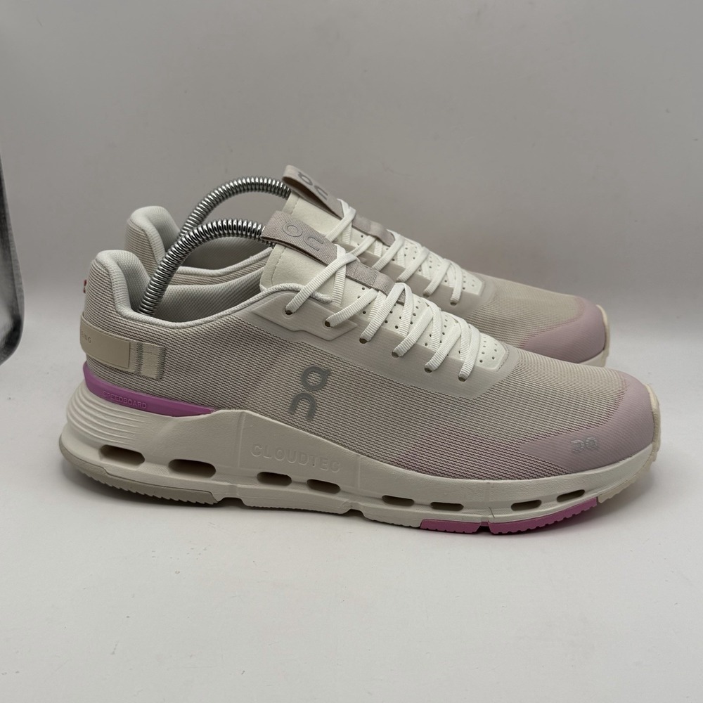 ON Running Brand Cloud Cloudnova Form 2 White/Pin… - image 3